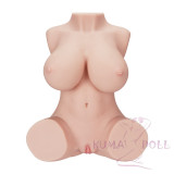 In-Stock Tantaly 13 kg/28.6 lbs TPE Big Breast Torso For Male 2 holes available-Britney