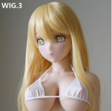 Irokebijin Full silicone love doll 95cm/3ft1 F-cup Anime Akane head With tail