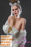 Game Lady Full silicone 168cm/5ft5 D-cup No.14 head Ciri from The Witcher 3: Wild Hunt|kumadoll