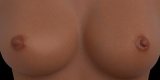 WAXDOLL Full silicone sex doll 120cm/3ft9 AA-cup #G34 head with realistic body makeup- Skin Color Natural