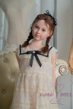 WAXDOLL Full silicone sex doll 120cm/3ft9 AA-cup #G34 head with realistic body makeup- Skin Color Natural