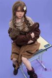 MLW doll Full Silicone Loli Love doll 148cm B-cup Yuna head Face Makeup Selectable