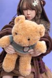 MLW doll Full Silicone Loli Love doll 148cm B-cup Yuna head Face Makeup Selectable