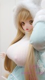 Mini doll sexable 60cm/2ft big breast silicone S11 Shirley head costume selectable