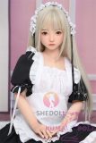 SHEDOLL Lolita type LuoXiaoYi  head 148cm/4ft9 normal breast head love doll body material customizable-Rabbit pajamas