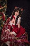 MLW doll Full Silicone Loli Love doll 145cm B-cup Rena head Face Makeup Selectable