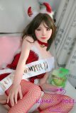 SHEDOLL Asian Beauty Jenny head 148cm/4ft9 normal breast head love doll body material customizable-Chrismas costume
