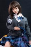 Real Girl Doll 148cm/4ft9 C-Cup TPE Sex Doll R45 head with craftman makeup