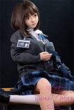 Real Girl Doll 148cm/4ft9 C-Cup TPE Sex Doll R45 head with craftman makeup