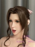 Game Lady Full silicone 168cm/5ft5 D-cup No.4 Aerith Gainsborough from Final Fantasy VII Remake(FF7) soft silicone version with realistic makeup