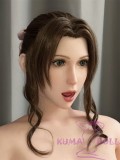 Game Lady Full silicone 168cm/5ft5 D-cup No.4 Aerith Gainsborough from Final Fantasy VII Remake(FF7) soft silicone version with realistic makeup