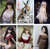 Mini Doll 60cm/2ft Big Breast  with X4 head Full Silicone Love doll easy to use easy to hide