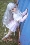 Mini Doll 60cm/2ft Middle Breast  with X8 head Full Silicone Love doll easy to use easy to hide