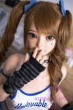 MLW doll Full Silicone Loli Love doll 148cm B-cup Ali head Face Makeup Selectable