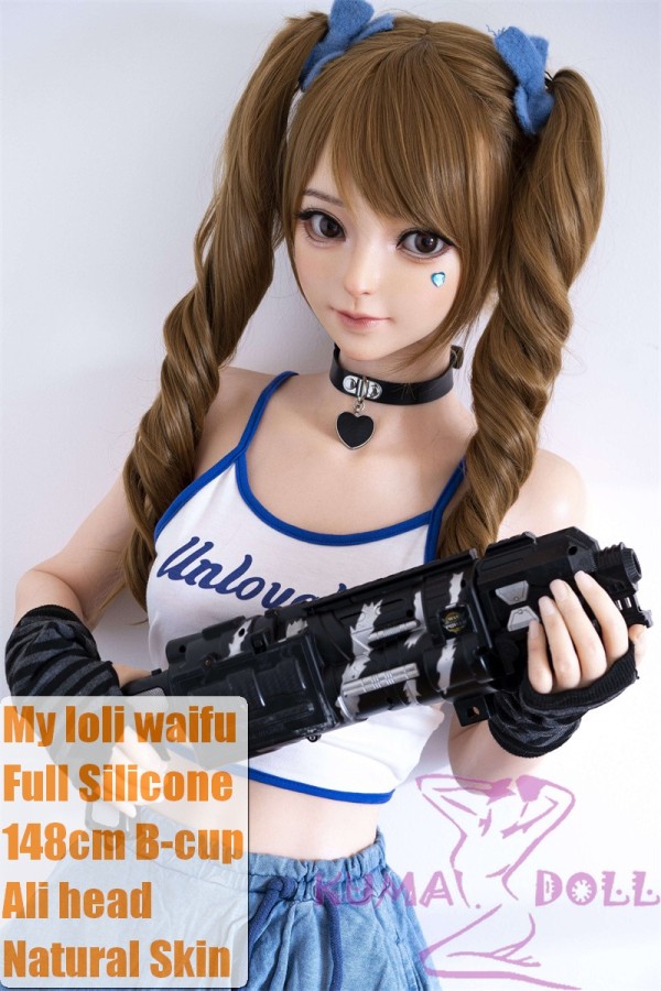MLWdoll Full Silicone Loli Love doll 148cm B-cup Ali head Face Makeup Selectable