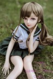 Mini Doll 60cm/2ft Big Breast  with X10 head Full Silicone Love doll easy to use easy to hide