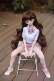 Mini Doll 60cm/2ft Big Breast  with X11 head Full Silicone Love doll easy to use easy to hide