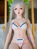 Mini doll sexable Aili head 60cm/2ft normal breast silicone costume selectable