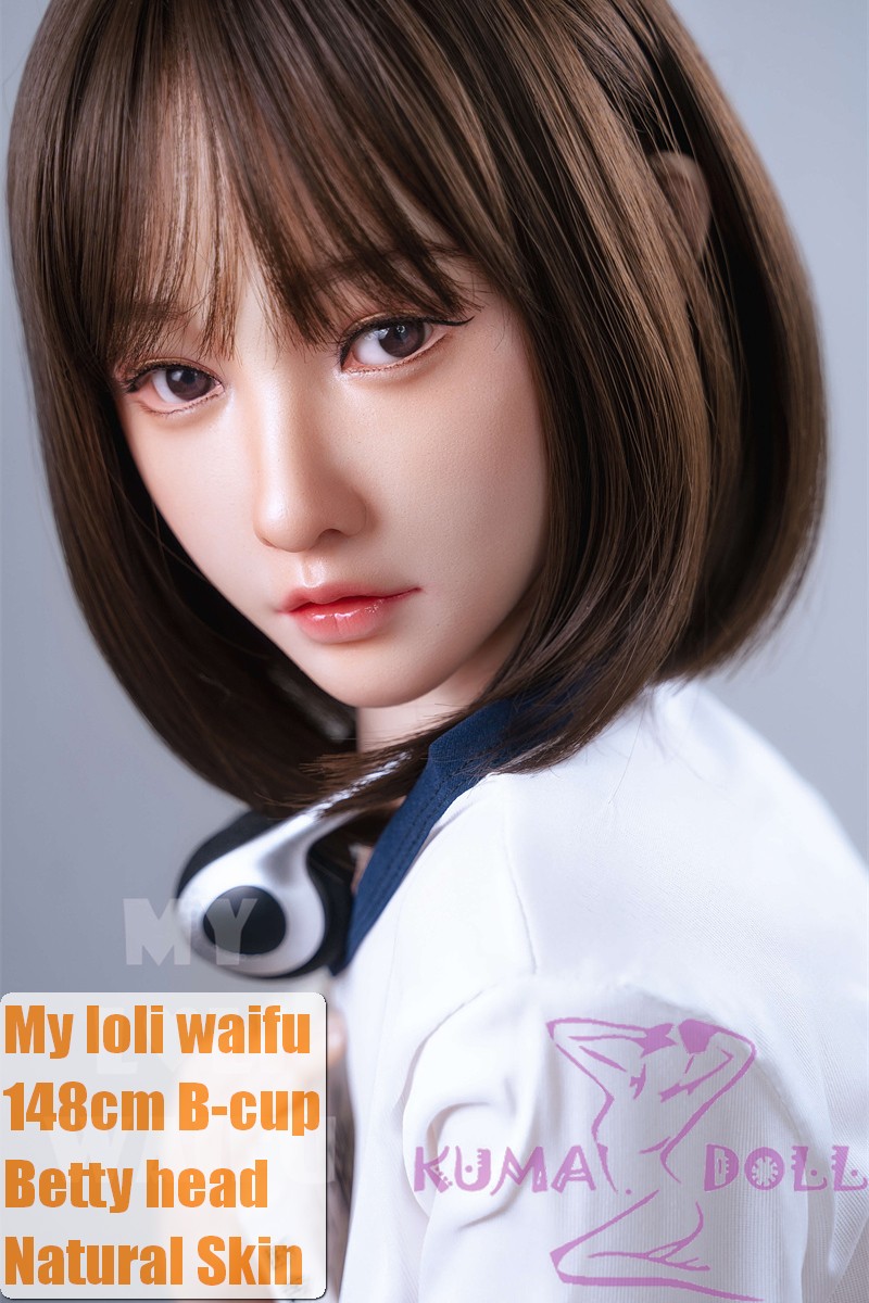 MLW doll Loli Sex Doll 148cm/4ft8 B-cup Betty Hard Silicone material head with craftman makeup(makeup selectable)