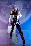 Game Lady Full silicone 156cm/5ft1 E-cup Anime No.5 Lucy from Cyberpunk 2077 head soft silicone version with realistic makeup