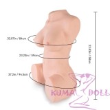 In-Stock Tantaly 19kg/41.8LB Candice fair 2.0 TPE Big Breast Torso For Male 2 holes available