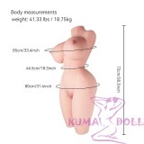 In-Stock Tantaly 18.5 kg/40.7 lbs Monica fair 2.0 TPE  Torso For Male 2 holes available