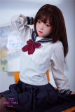 FUDOLL Sex doll Silicone head #8 head 136cm /4ft5 A-cup TPE body