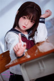 FUDOLL Sex doll Silicone head #8 head 136cm /4ft5 A-cup TPE body