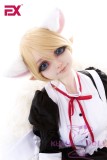 EXDOLL 145cm/4ft8 #10 Yuu head with normal Face Makeup Utopia Series Full Silicone Sex Doll 3 bodies selectable
