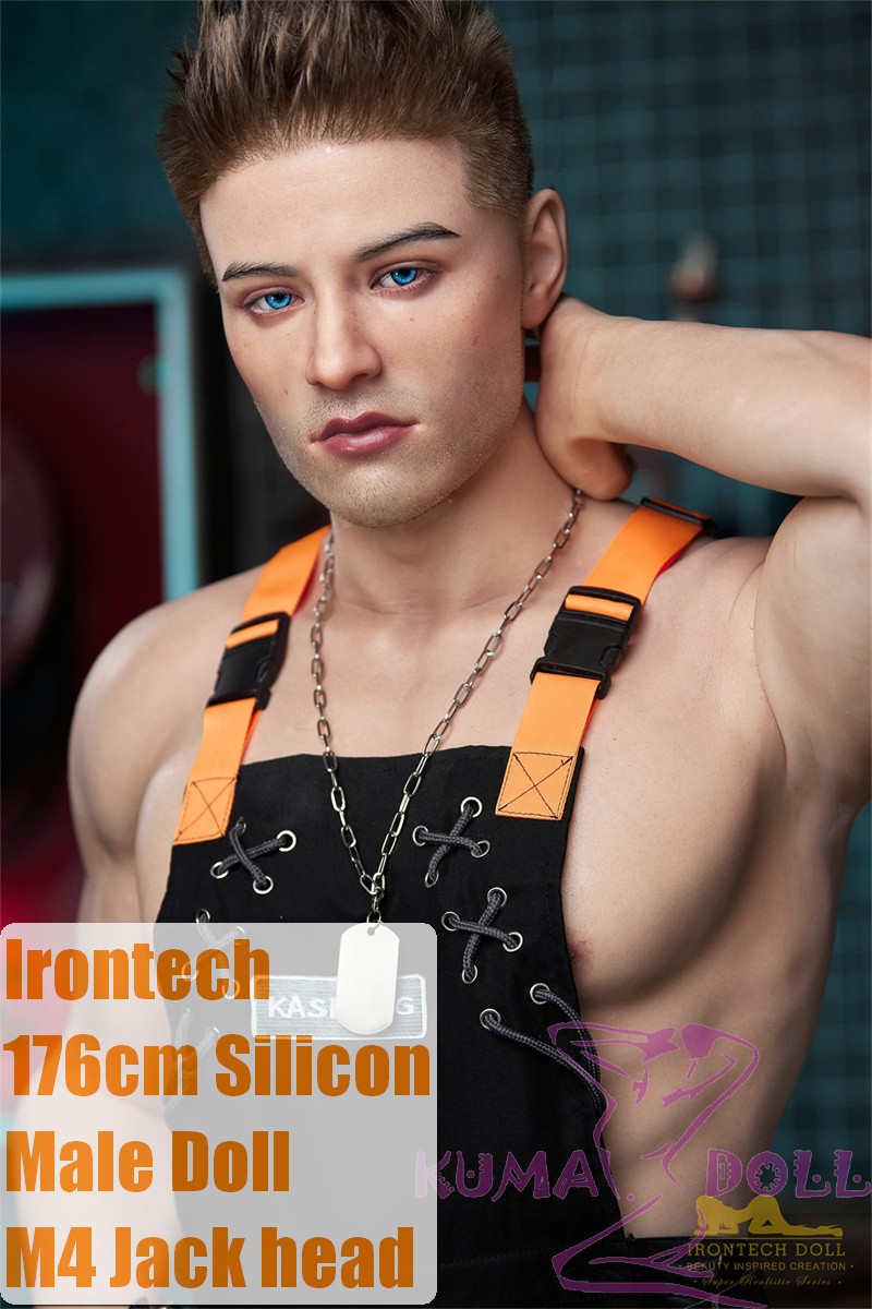 Irontech Doll Full Silicone Male love doll 176cm/5ft8 M4 head with detachable penis