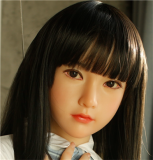 MLW doll Loli Sex Doll 126cm/4ft1 AA-cup #54 Alice Hard Silicone material head with TPE body