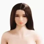 JY Doll TPE Material Love Doll 163cm/5ft3 H-Cup Silicone Tifa Head with body makeup-Black Dress