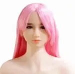 JY Doll TPE Material Love Doll 163cm/5ft3 H-Cup Silicone Tifa Head Muqing with body makeup-Black Dress