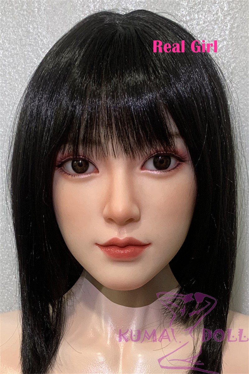 Real Girl head only P5 soft Silicone head M16 bolt Craftsman make selectable