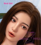 Real Girl head only D5 soft Silicone head M16 bolt Craftsman make selectable