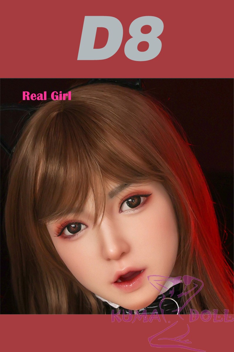 Real Girl head only D8 soft Silicone head M16 bolt Craftsman make selectable