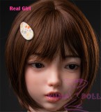 Real Girl head only D6 soft Silicone head M16 bolt Craftsman make selectable