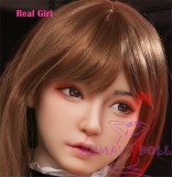 Real Girl head only D8 soft Silicone head M16 bolt Craftsman make selectable