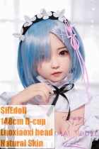 SHEDOLL Lolita type LuoXiaoyi  head 148cm/4ft9 normal breast head love doll body material customizable-Rem