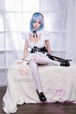 SHEDOLL Lolita type LuoXiaoyi  head 148cm/4ft9 normal breast head love doll body material customizable-Rem