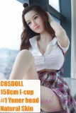 Cosdoll Sex doll 158cm/5ft2 Large Breast I-cup #1Yuner head selectable head material and body height