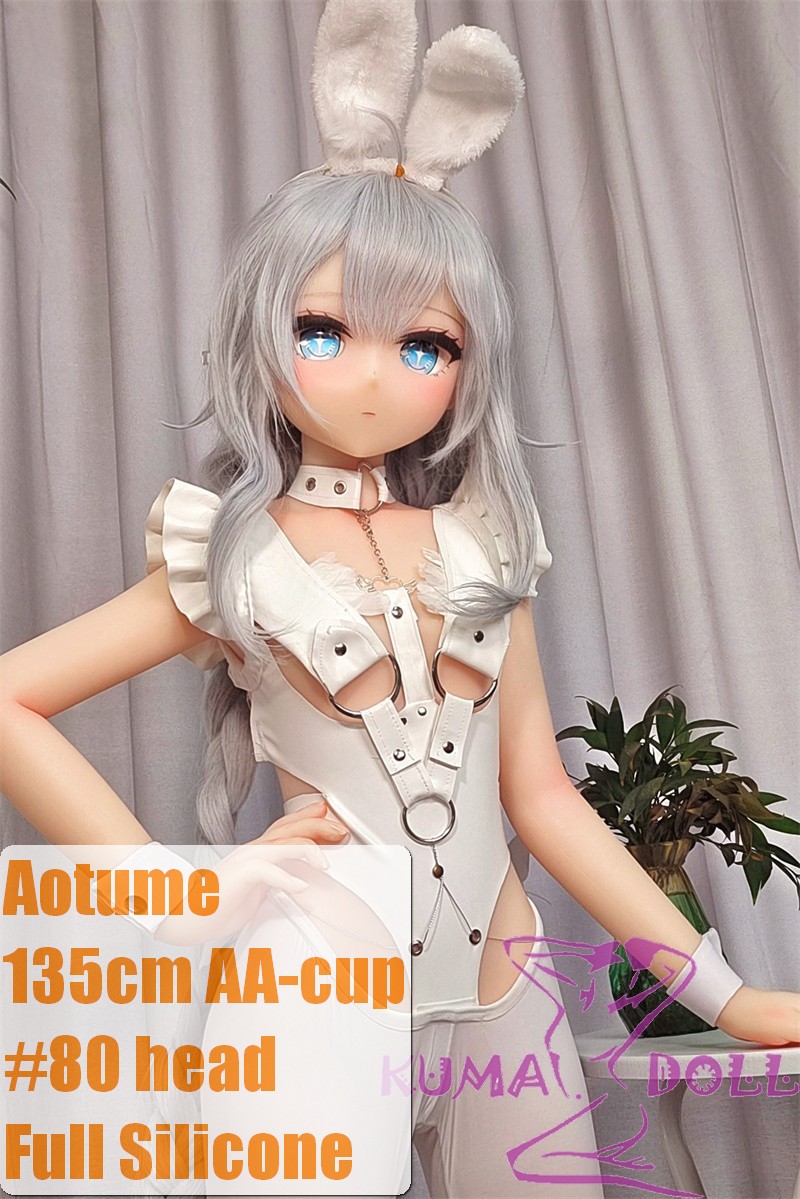 Aotume doll Silicone sex doll 135cm 4.4ft AA-cup  #80 head Blonde