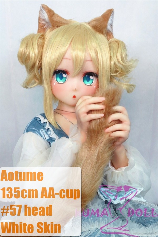 Aotume doll Silicone sex doll 135cm 4.4ft AA-cup  #57 head Blonde
