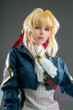 Game Lady Full silicone 156cm/5ft1 E-cup Anime No.12 Violet from Violet Evergarden head soft silicone version with realistic makeup