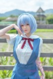 Game Lady Full silicone 156cm/5ft1 E-cup Anime No.3 Rei Ayanami from Neon Genesis Evangelion (EVA )soft silicone version with realistic makeup
