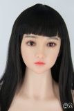 MLW doll Loli Sex Doll 126cm/4ft1 AA-cup Haruki silicone head with TPE material body+head+makeup selectable