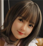 MLW doll Loli Sex Doll 126cm/4ft1 AA-cup Haruki silicone head with TPE material body+head+makeup selectable