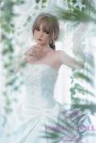 FUDOLL Sex Doll #J019 head 150cm/4ft9 B-cup High-grade silicone head + TPE material body Wedding dress