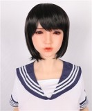 Sanhui 160cm/5ft3 H-cup Full Silicone #33 head Realistic Sex Doll with mouth open/close option