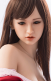 Sanhui 160cm/5ft3 H-cup Full Silicone #33 head Realistic Sex Doll with mouth open/close option